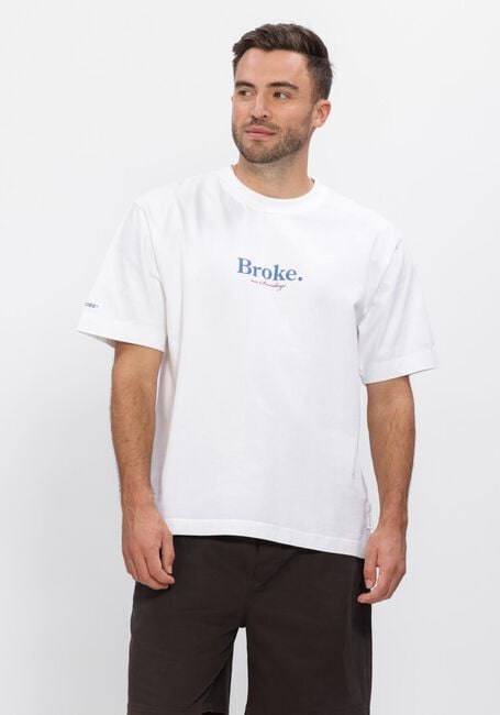 POCKIES T-shirt BROKE TEE en blanc - large