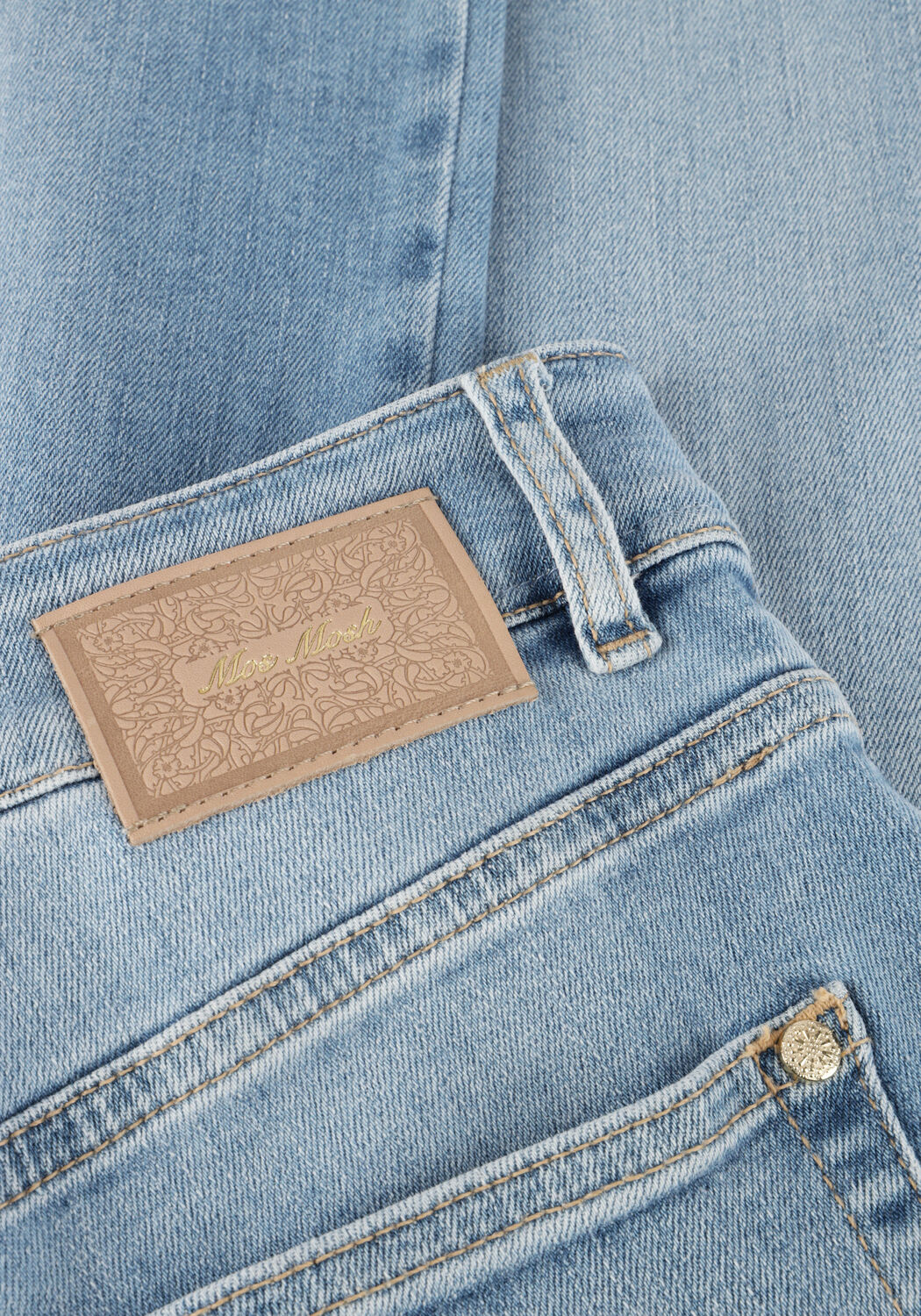 MOS MOSH Straight leg jeans MMCOLETTE GRENDEL JEANS Bleu clair - large