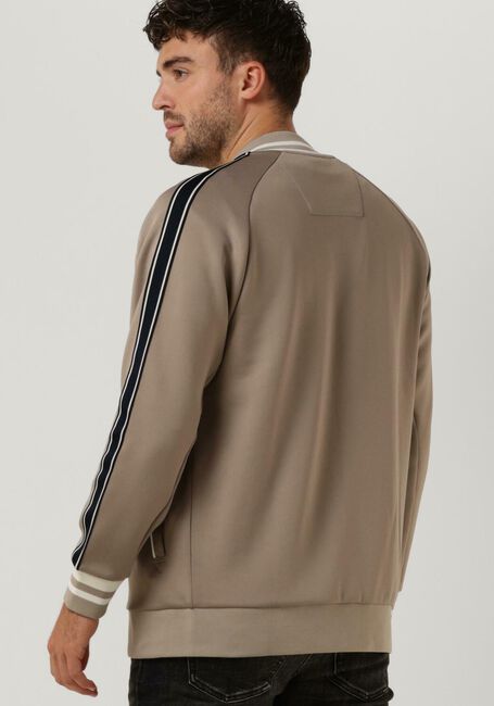 CRUYFF Gilet SANTINO SCUBA TRACK TOP en taupe - large