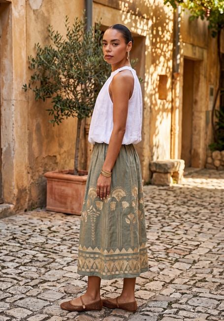 Khaki GREEK ARCHAIC KORI Midirok S26K-2072025 - large