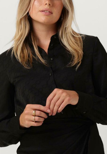 GUESS Mini robe CAMILLA CHEMISIER LONG DRESS en noir - large