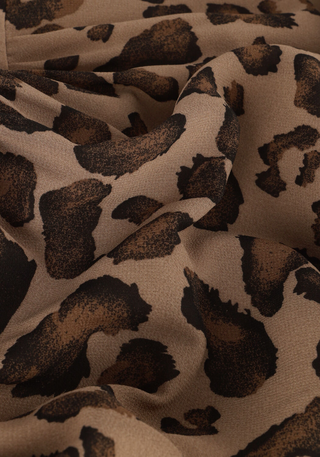 Bruine OBJECT Mini jurk OBJMILA GIA L/S DRESS - large