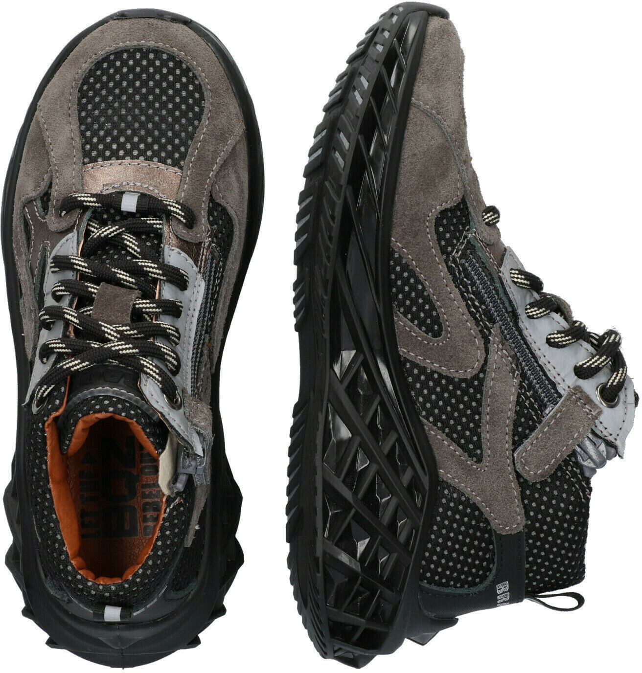 Grijze BRAQEEZ Hoge sneaker ANDRE AMSTERDAM - large