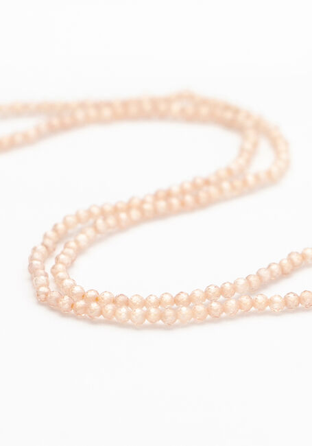 Roze NOTRE-V Sieraad KETTING KRALEN - large