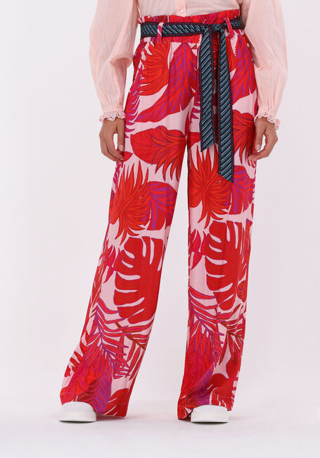 Rode LOLLYS LAUNDRY Wijde broek VICKY - large