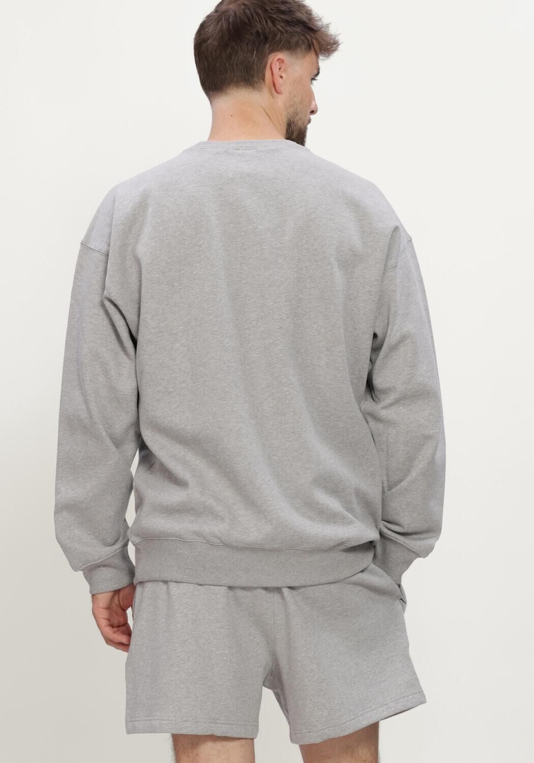 Grijze ADIDAS Sweater ESS LOOSE CREW - large
