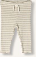 Beige PLAY UP Legging STRIPED RIB LEGGING - medium