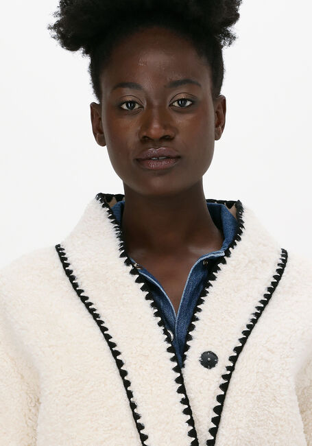 SILVIAN HEACH Manteau Teddy SHEEPSKIN JACKET VARME en blanc - large