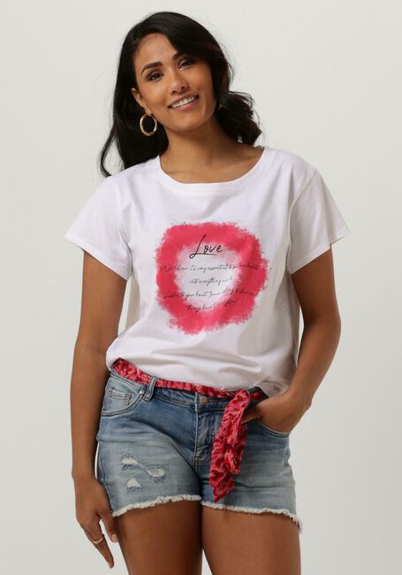 MOS MOSH T-shirt MISTY O-SS TEE Corail - large