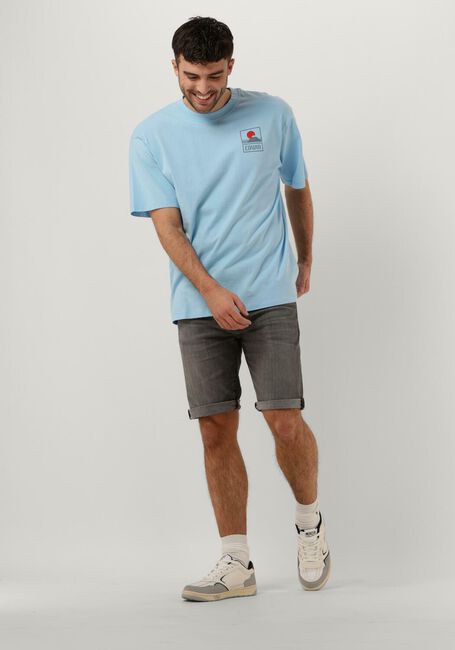 DIESEL SLIM-SHORT Jeans Gris clair - large