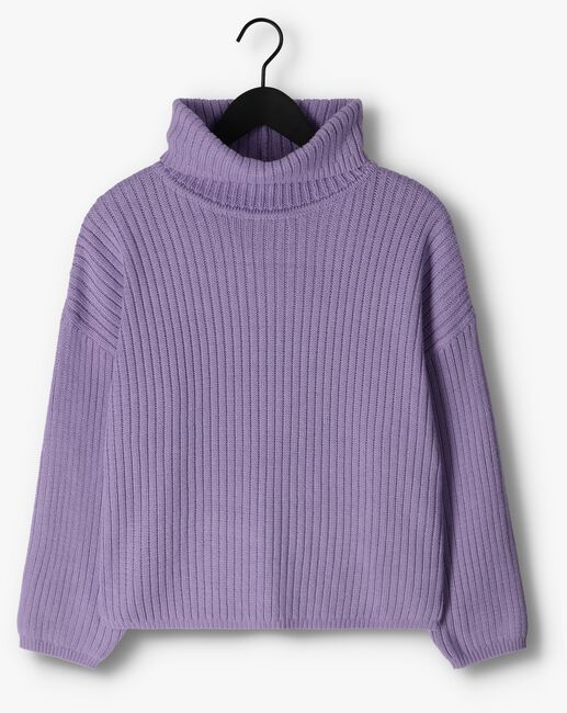 ANOTHER LABEL Col roulé LEAH KNITTED PULL L/S Lilas - large
