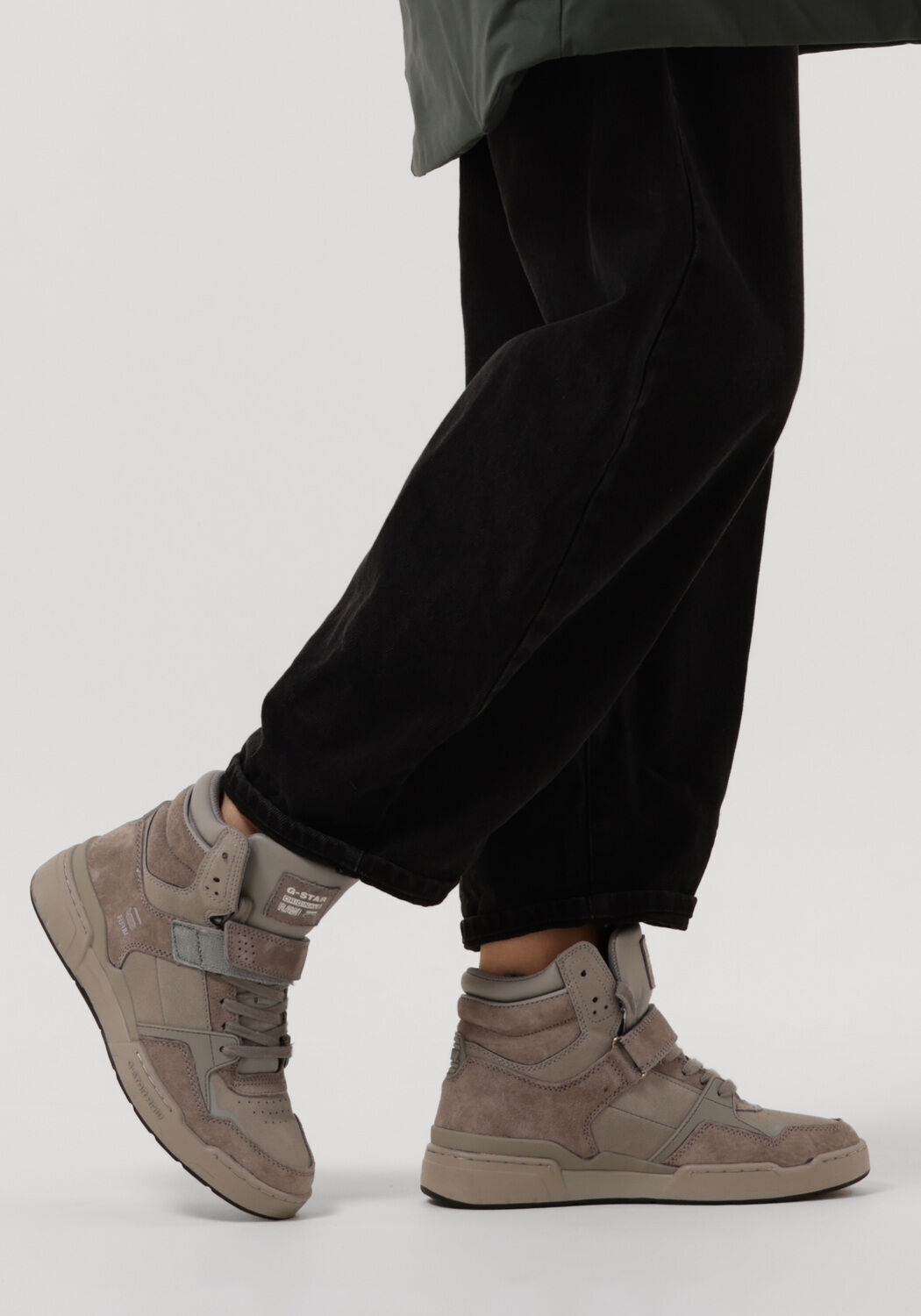 Grijze G STAR RAW Hoge sneaker ATTACC MID TNL WO Omoda