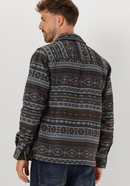ANERKJENDT Surchemise AKOSCAR INKA OVERSHIRT en marron - large