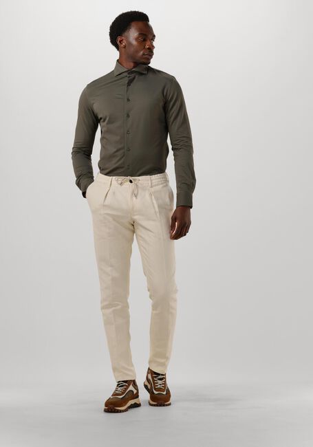 PROFUOMO Chemise classique SHIRT X-CUTAWAY SC SF JAPANESE KNITTED en vert - large