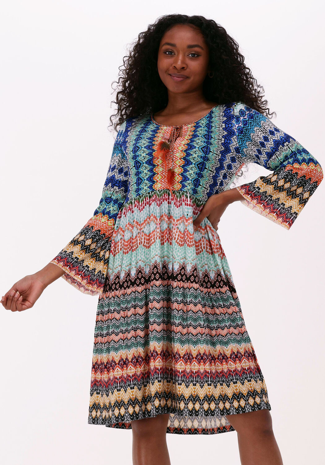 Boho midi jurk outlet