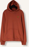 Bruine LYLE & SCOTT Sweater PULLOVER HOODIE BOYS - medium
