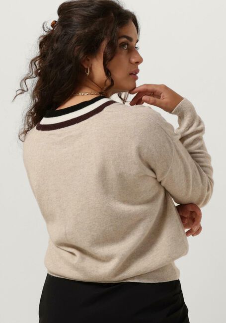 VANILIA Pull MAGNOLIA SWEATER V en beige - large