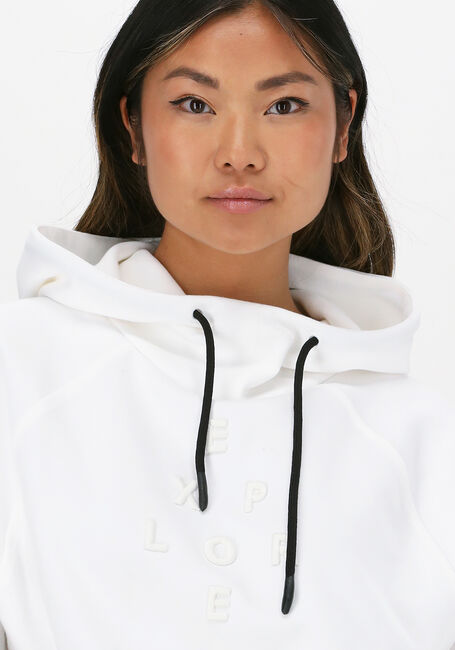 NATIONAL GEOGRAPHIC Chandail CROPPED HOODY en blanc - large