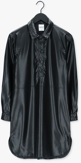 Zwarte SIMPLE Midi jurk TESSA - large