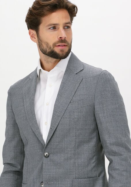 Lichtgrijze PROFUOMO Colberts JACKET HALFMOON - large