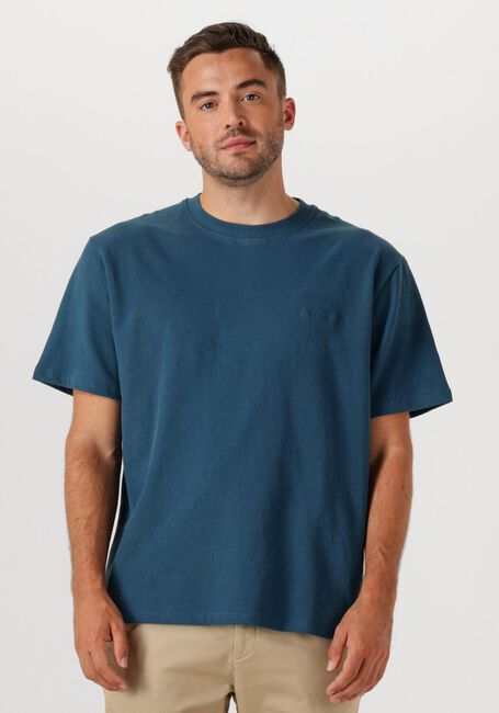 Blauwe DSTREZZED T-shirt LASSE TEE - large