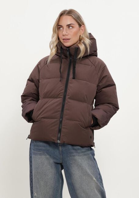 Bruine MSCH COPENHAGEN Gewatteerde jas MSCHPAVINARIA SHORT JACKET - large