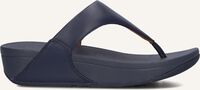Blauwe FITFLOP Slippers LULU LEATHER TOE-POST - medium