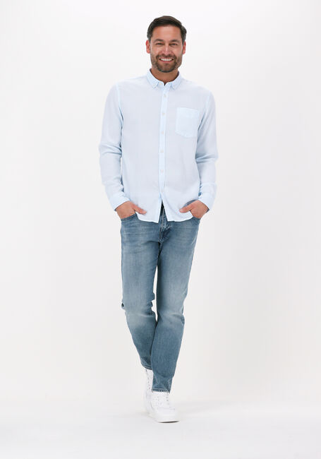 Blauwe DSTREZZED Casual overhemd SHIRT BUTTON DOWN TENCEL - large