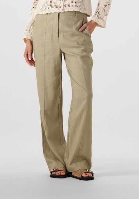 Y.A.S. Pantalon large YASISMA HW PANTS en vert - large