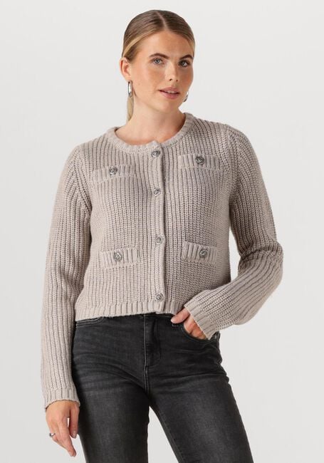 Beige LIU JO Vest MAGLIA APERTA - large