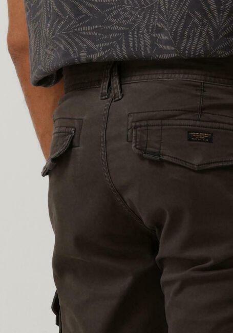 PME LEGEND Pantalon courte CARGO SHORTS STRETCH BROKEN TWILL Gris foncé - large