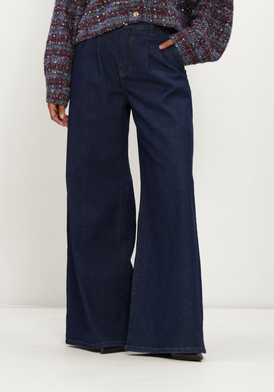 AMAYA AMSTERDAM ARIA PANTS Pantalons en bleu - large