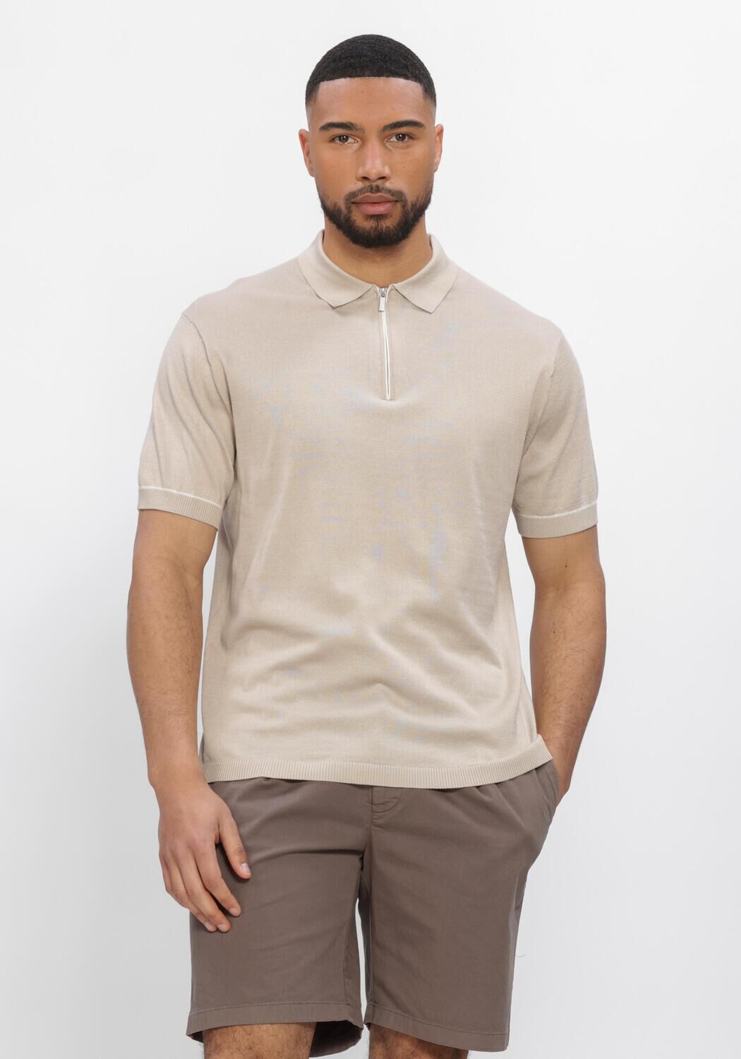 STEFANO LAURAN Polo POLO BASTIAN en beige - large