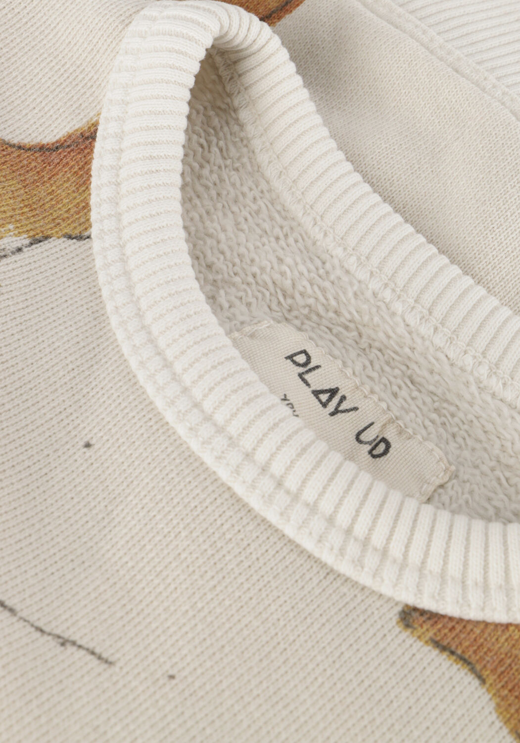PLAY UP Chandail PRINTED FLEECE SWEATER en beige - large