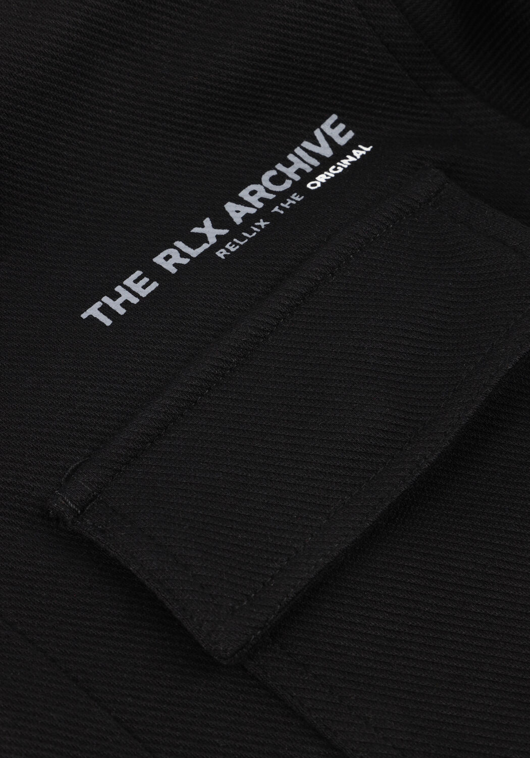 Zwarte RELLIX Jack SHIRT JACKET RELLIX TWIL - large