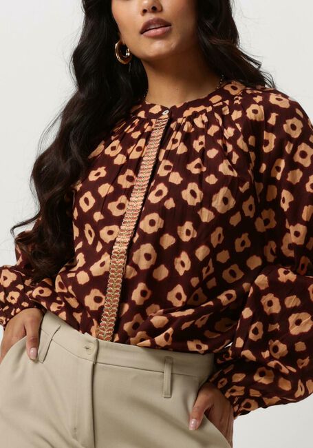 SUMMUM BLOUSE FLOWER MIX Blouses en rouge - large
