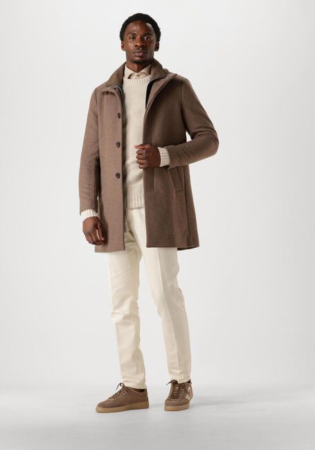 PROFUOMO Chemise classique SHIRT CUTAWAY SF SC KNITTED en beige - large