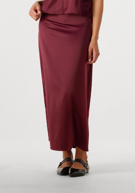 CO'COUTURE Jupe midi ADNACC SATEEN SKIRT Bordeaux - large