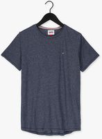TOMMY JEANS T-shirt TJM SLIM JASPE C NECK Bleu clair