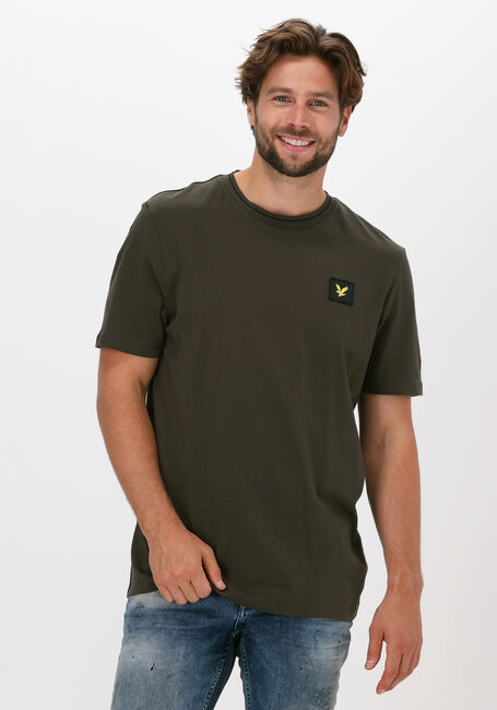 LYLE & SCOTT T-shirt TIPPED T-SHIRT en vert - large