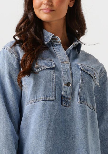 NEO NOIR Mini robe PARAS DENIM DRESS en bleu - large