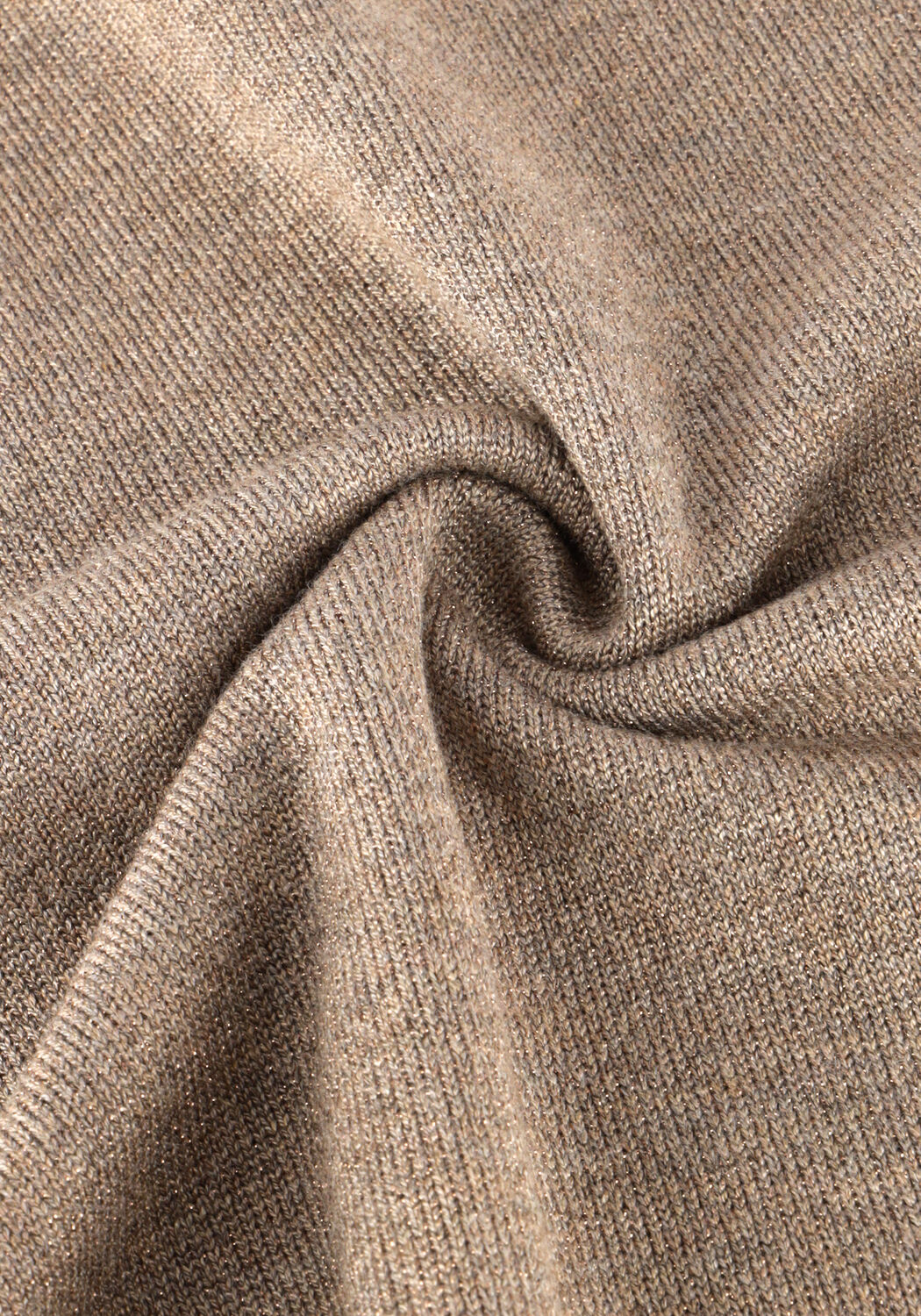 NUKUS Haut ANITA TOP LUREX en beige - large