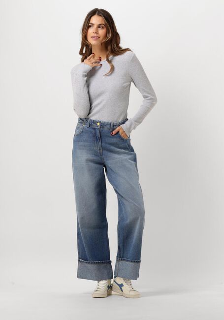 Blauwe SOEURS DE PROVENCE Wide jeans JULE PANT - large