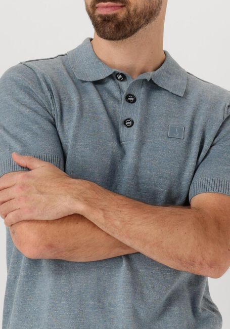 BUTCHER OF BLUE Polo LT CLIFDEN POLO en bleu - large