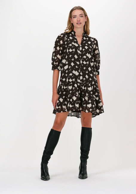 CO'COUTURE Mini robe ALYSSA BUTTON DRESS en marron - large