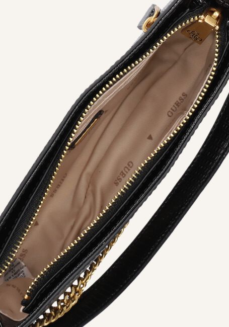 Zwarte GUESS Schoudertas KATEY MINI TOP ZIP SHOULDER BAG Zwarte GUESS Schoudertas KATEY MINI TOP ZIP SHOULDER BAG - large