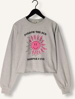 Grijze HARPER & YVE Sweater SMILEY-SW Grijze HARPER & YVE Sweater SMILEY-SW - medium