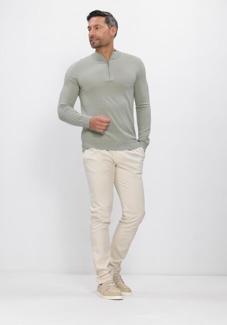 Groene STEFANO LAURAN Trui HALF ZIP ANDERS - large