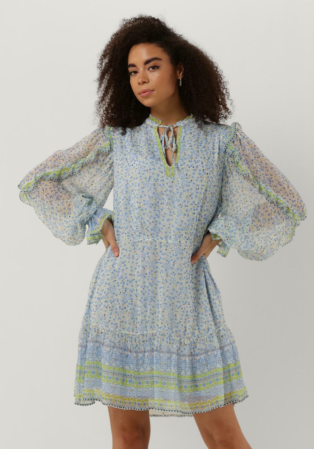 Fabienne chapot blauwe jurk shop
