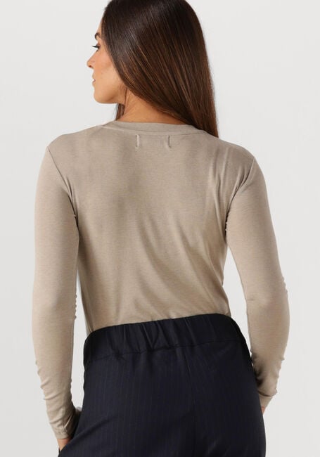Beige WITHBLACK Top WBLJOSEFINE LS TEE - large